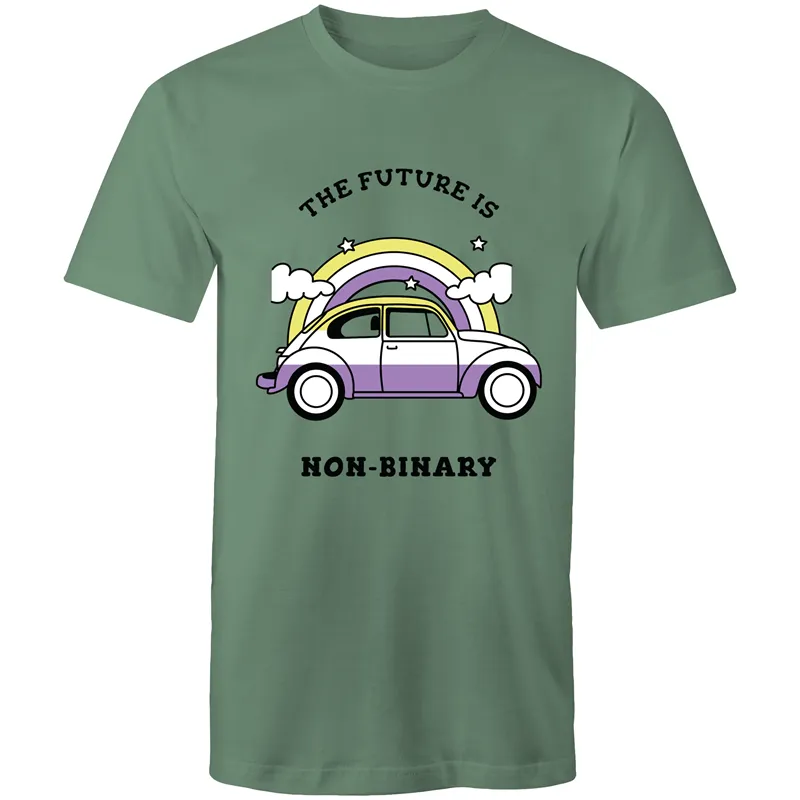 The Future is Non Binary Car T-Shirt Unisex (NB007)