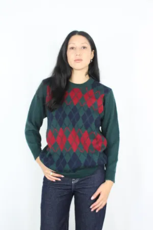 The Giant Jersey - Vintage Argyle Jumper
