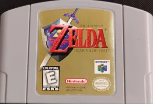 The Legend of Zelda Ocarina of Time (NTSC) (Lidt solbleget label)