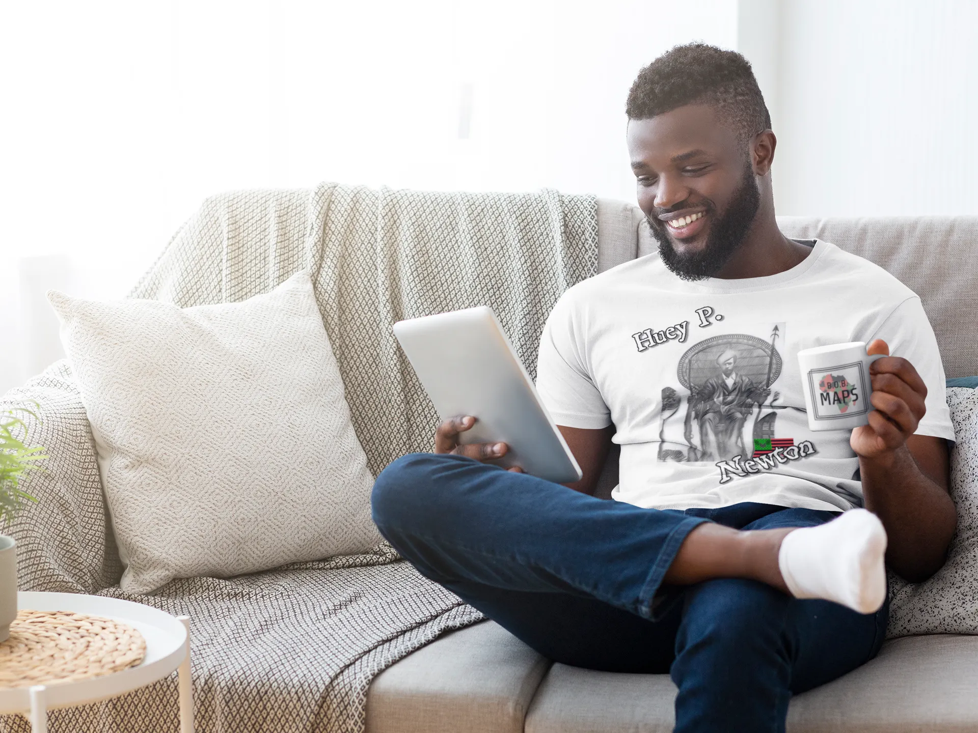 The Quotes- Huey Newton Men's Tee