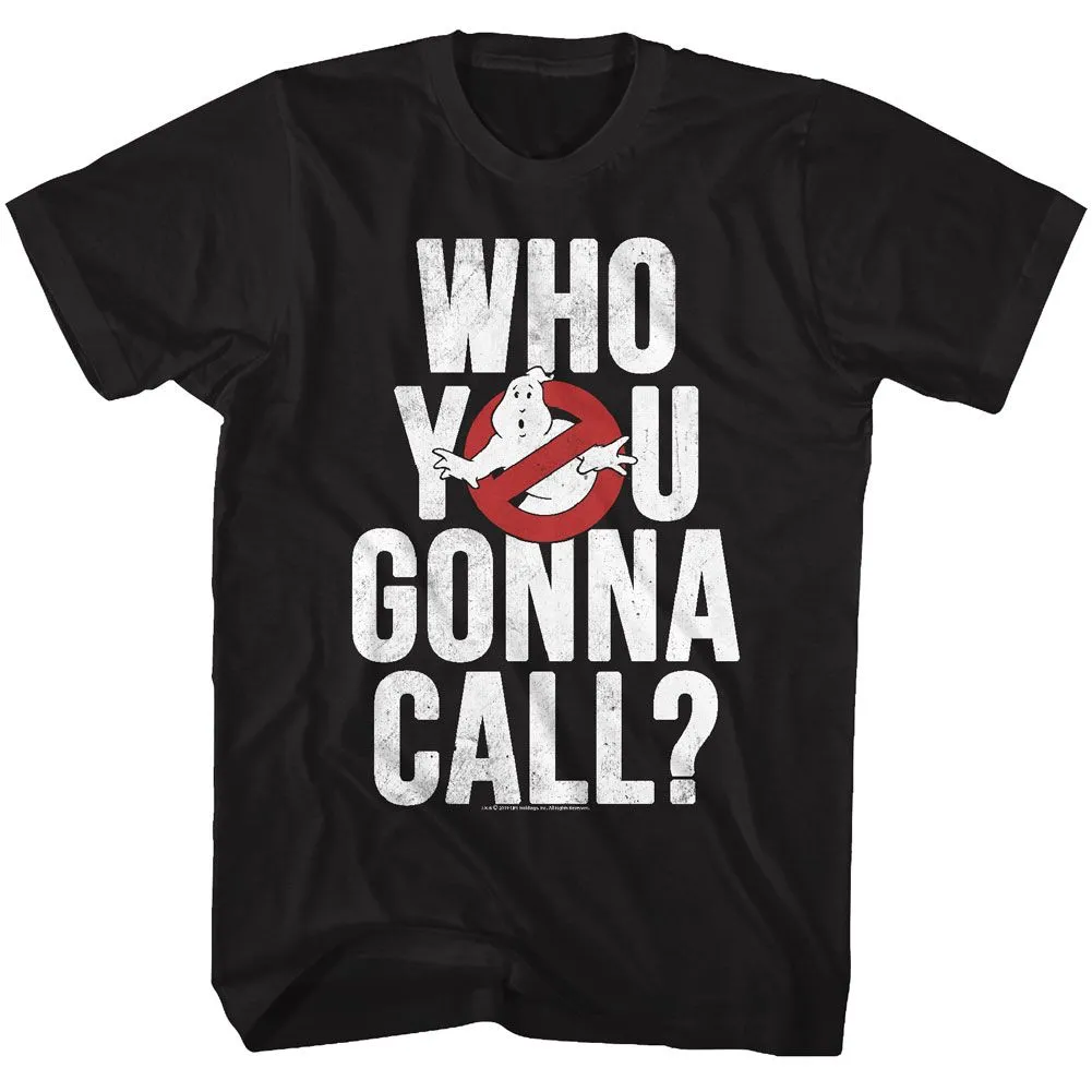 The Real Ghostbusters Gonna Call Black T-Shirt
