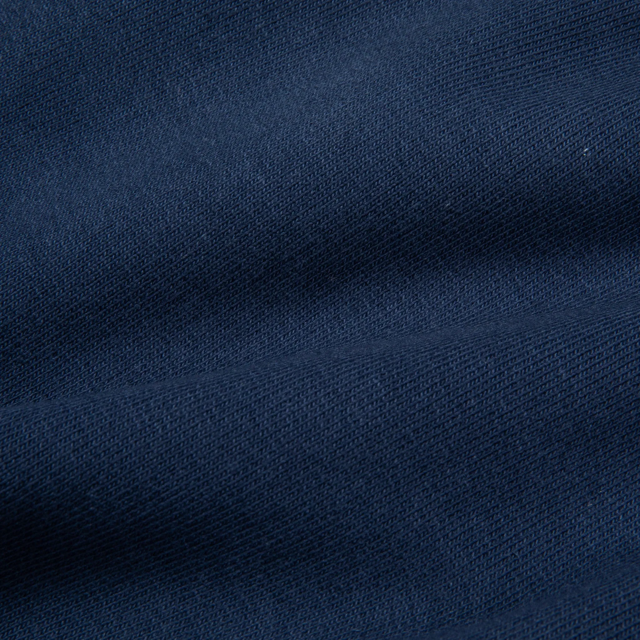 The Real McCoy's Heavyweight Hooded Sweatshirt Navy