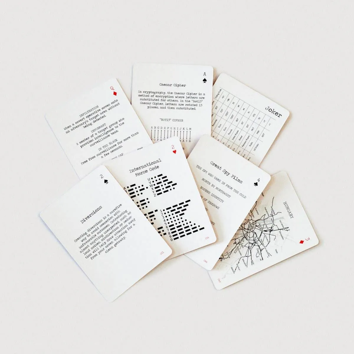 The Spy Deck of Cards