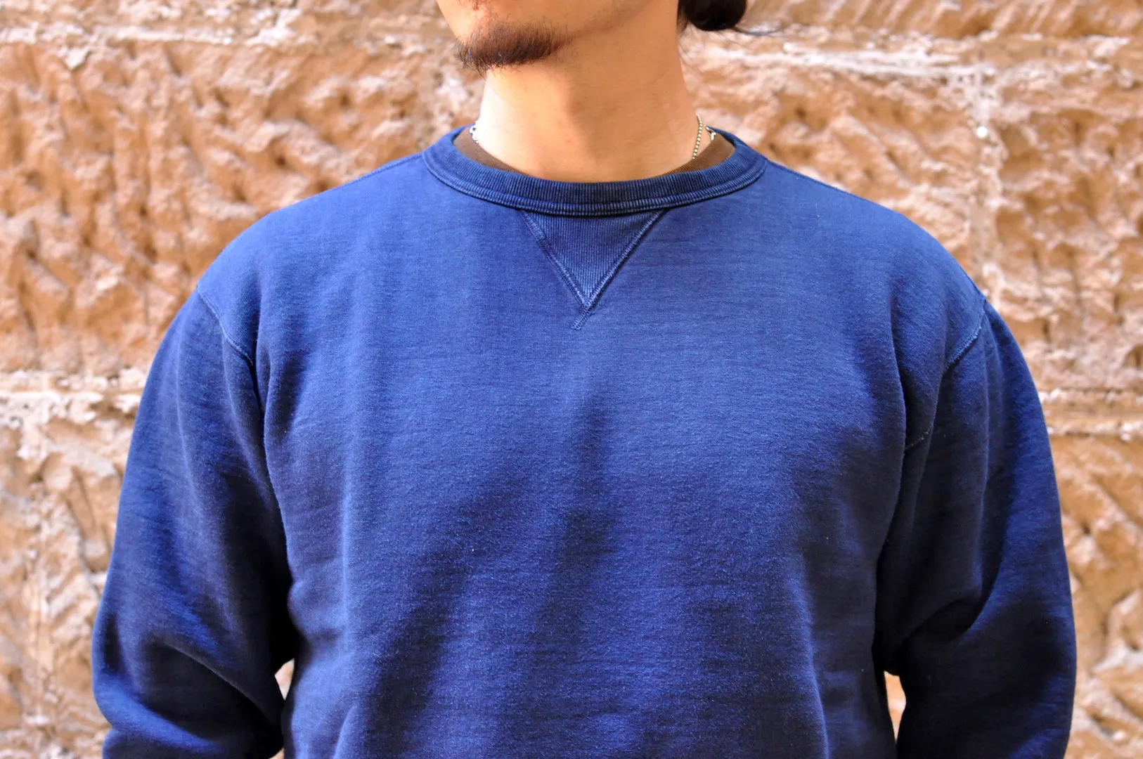 The Strike Gold X CORLECTION 12oz Loopwheeled Sweatshirt (Indigo)