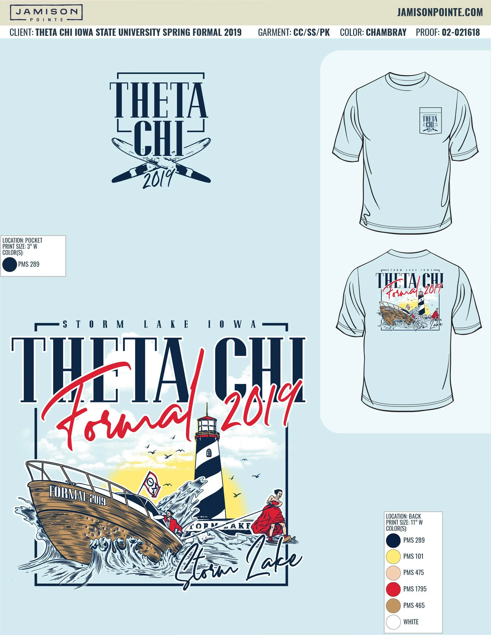 Theta Chi Iowa State University Spring Formal T-Shirt