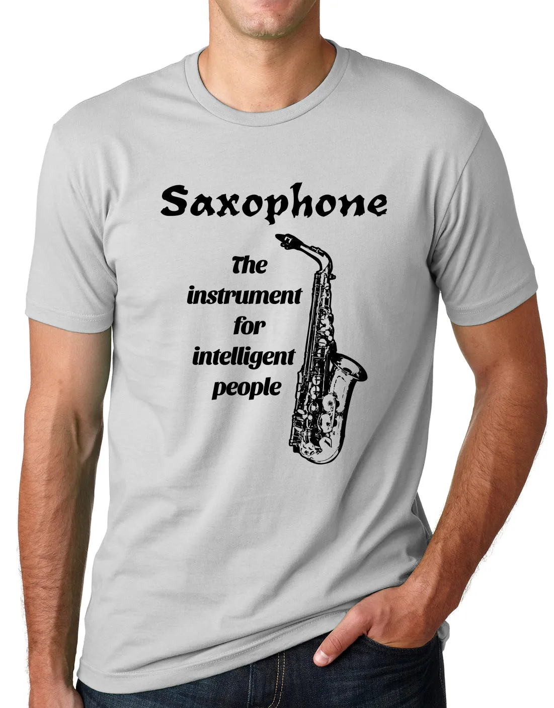 Think Out Loud Apparel Saxophone The Instrument For intelligent People Sax Shirt
