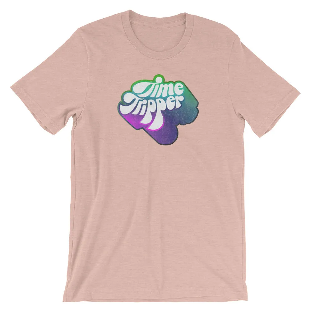 Time Tripper Psychedelic Tie-Dye Style Hippie Short-Sleeve Unisex T-Shirt