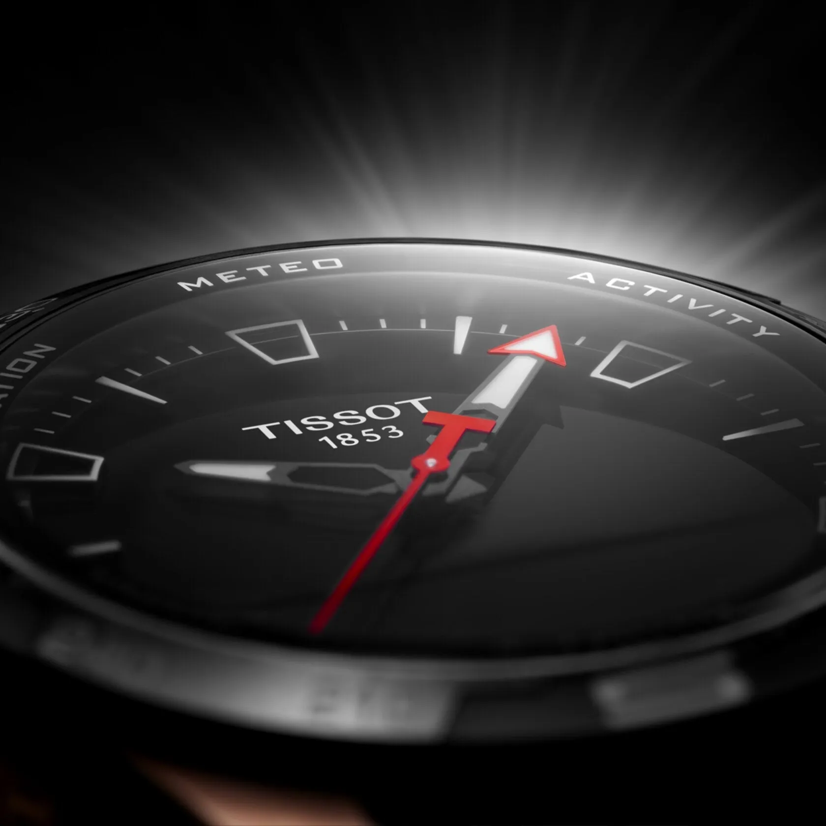 Tissot T-Touch Connect Solar - Black PVD Orange Indices / Rubber
