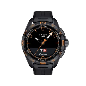 Tissot T-Touch Connect Solar - Black PVD Orange Indices / Rubber
