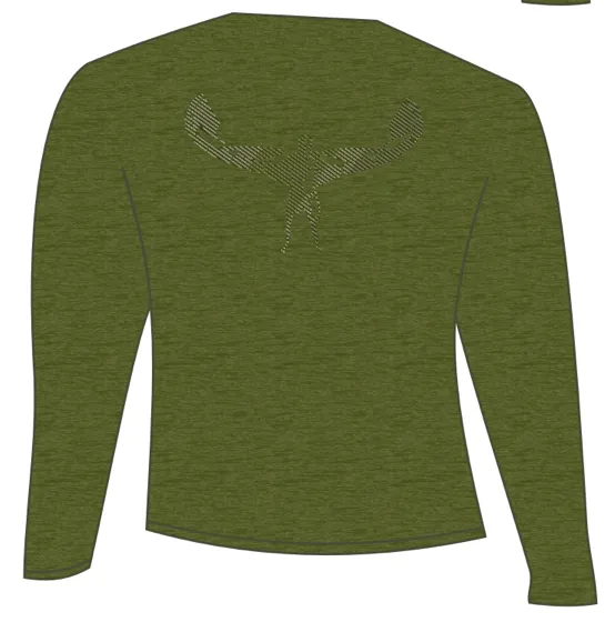 TKS Men's Loosefit Sunshirt Heather Army Green