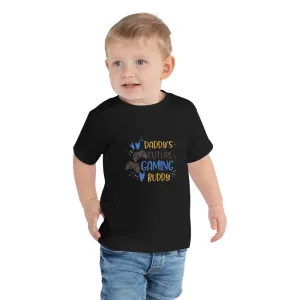 Toddler Short Sleeve Tee-Daddy’s Future Gaming buddy