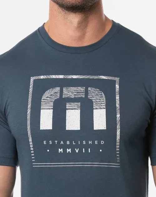 TRAVIS MATHEW MENS BEARLY THERE T-SHIRT - INSIGNIA
