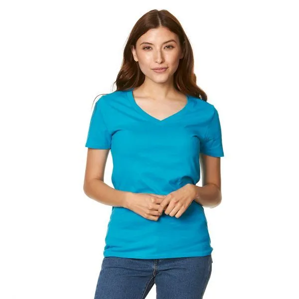 Tru-Fit Women’s V-Neck T-Shirts - Soft Style & Modern Fit