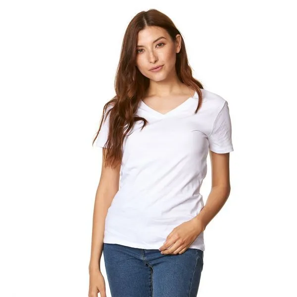 Tru-Fit Women’s V-Neck T-Shirts - Soft Style & Modern Fit