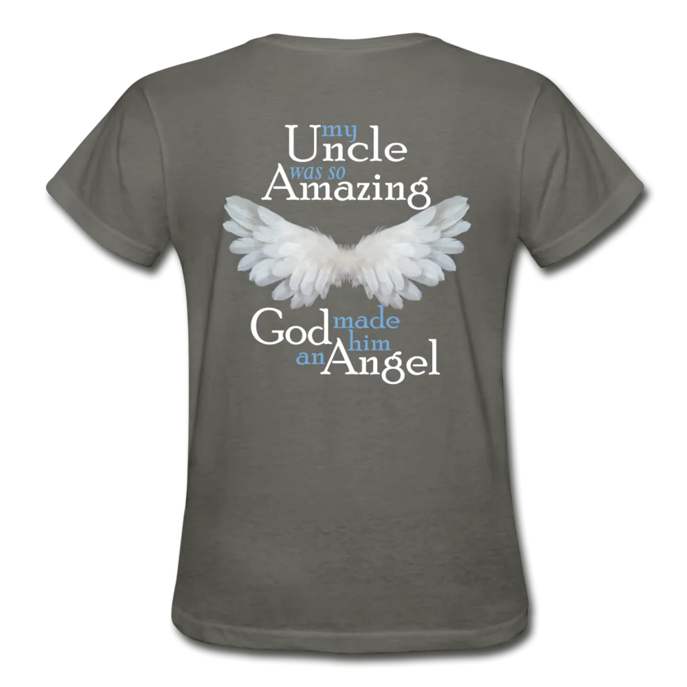 Uncle Amazing Angel Gildan Ultra Cotton Ladies T-Shirt (Ck1386)