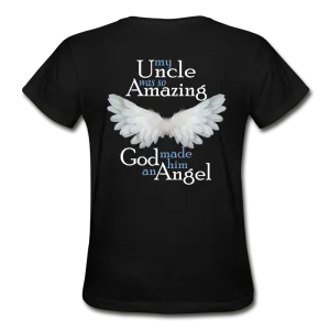 Uncle Amazing Angel Gildan Ultra Cotton Ladies T-Shirt (Ck1386)