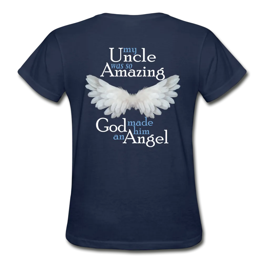Uncle Amazing Angel Gildan Ultra Cotton Ladies T-Shirt (Ck1386)