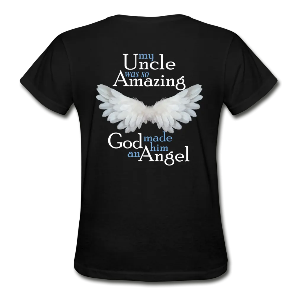 Uncle Amazing Angel Gildan Ultra Cotton Ladies T-Shirt (Ck1386)