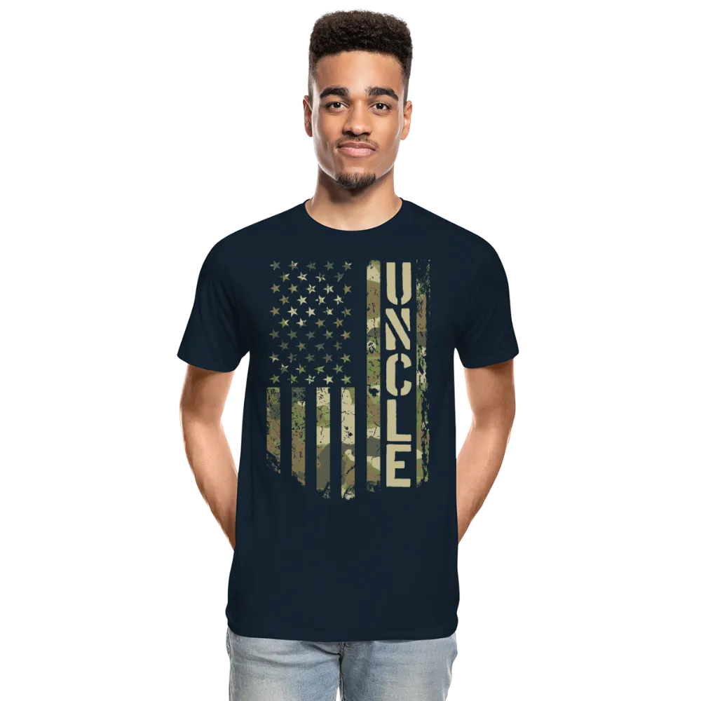 Uncle Camo Flag Men’s Premium Organic T-Shirt