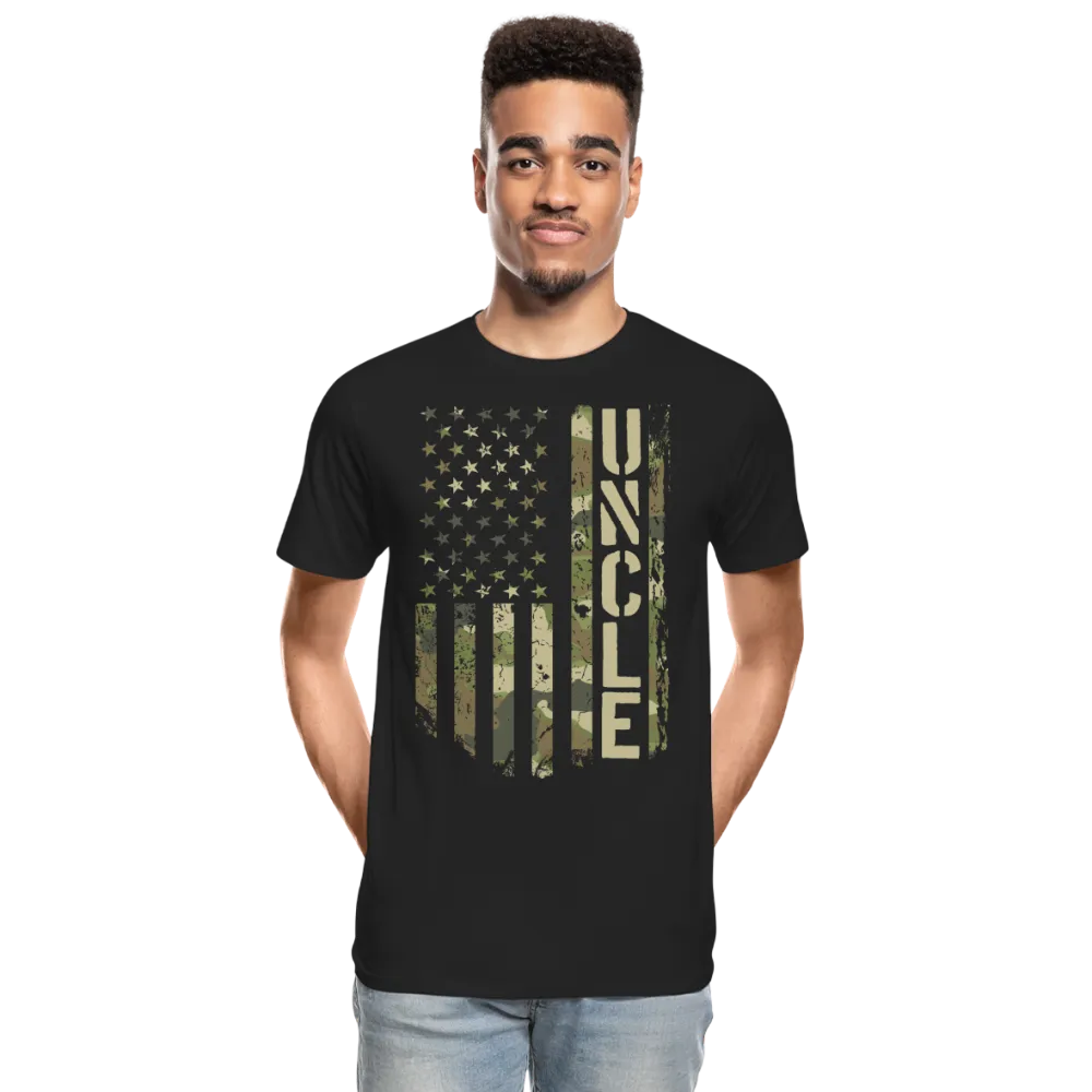 Uncle Camo Flag Men’s Premium Organic T-Shirt