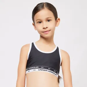 Under Armour Black/White Crossback Sports Bra