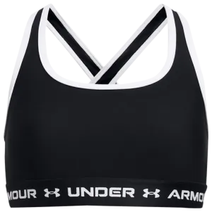 Under Armour Black/White Crossback Sports Bra
