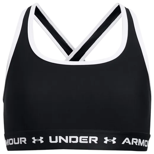 Under Armour Black/White Crossback Sports Bra