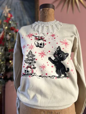 ＊UNISEX＊ I WISH YOU A MERRY CHRISTMAS SWEATSHIRTS *SAND