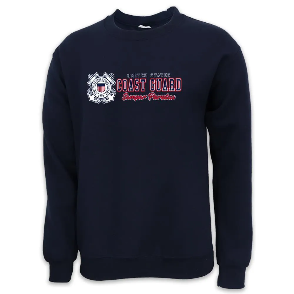 United States Coast Guard Semper Paratus Crewneck