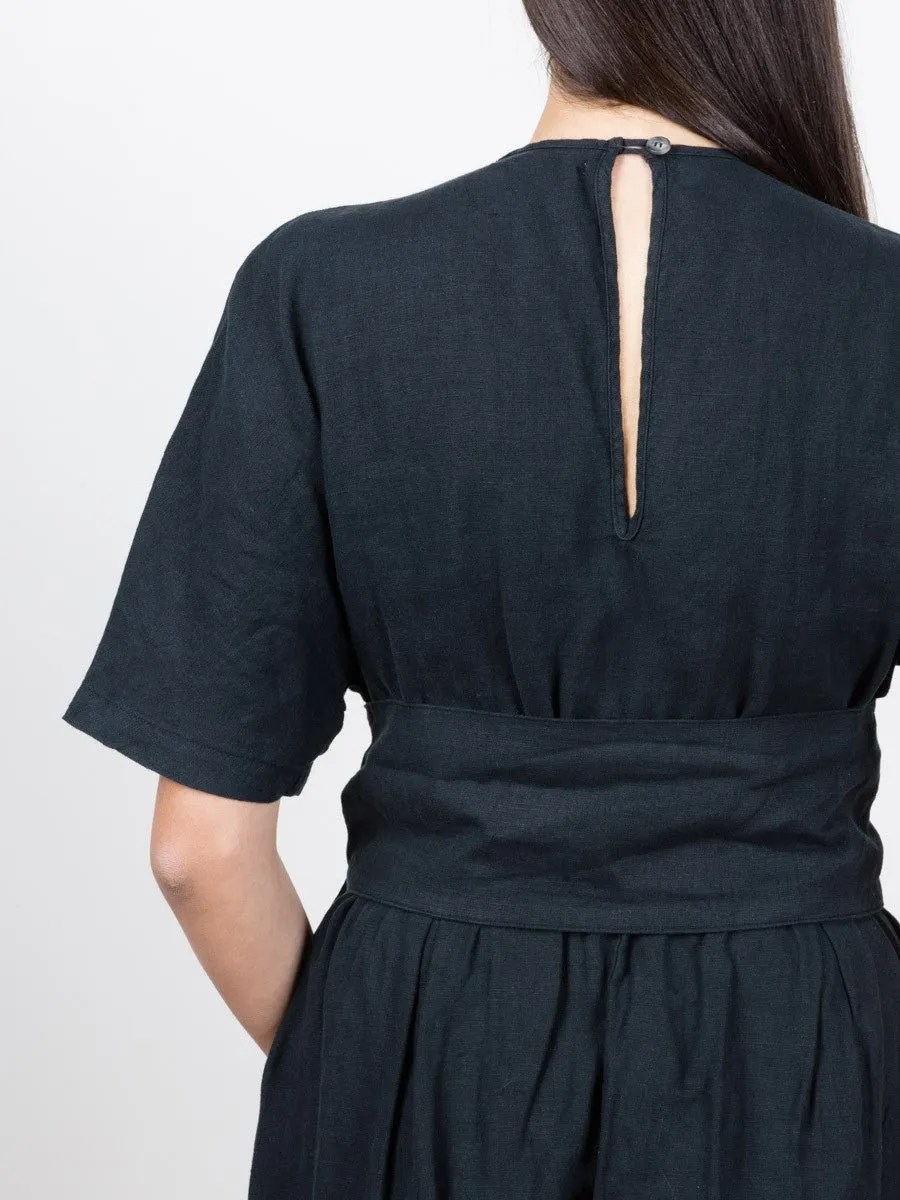 v-neck jumper - black