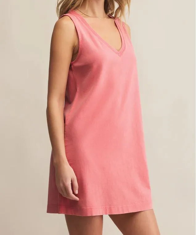V Neck Mini Dress