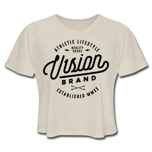 V1SION Barbell Logo Crop Top