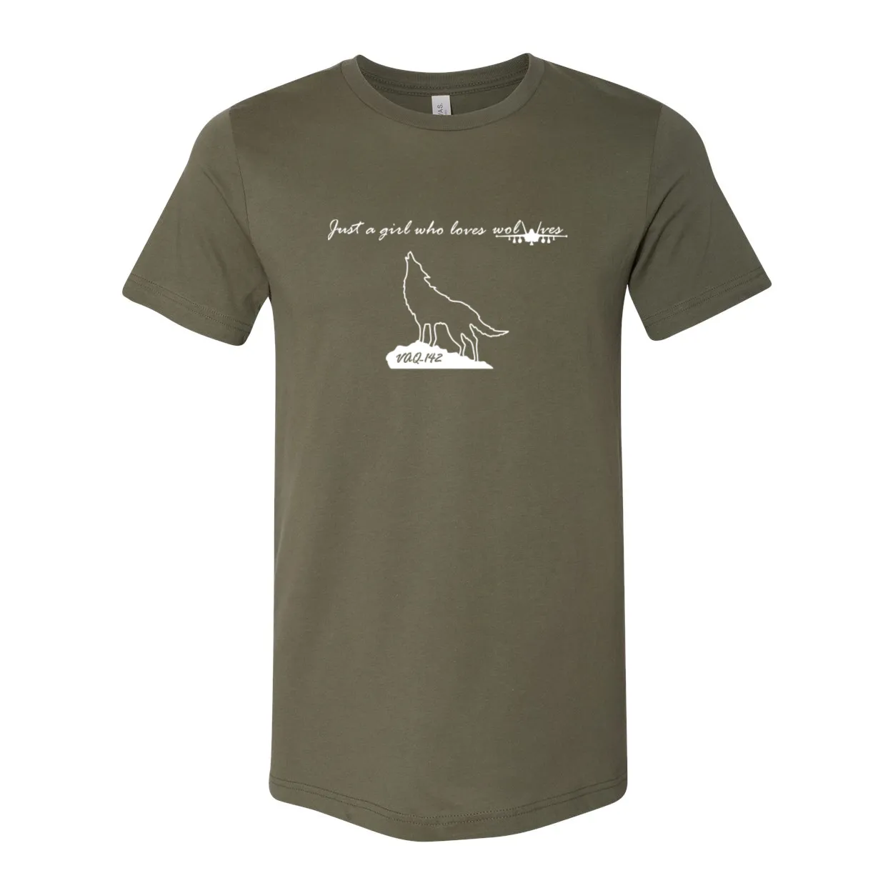 VAQ-142 Unisex 'Just a girl who loves wolves'