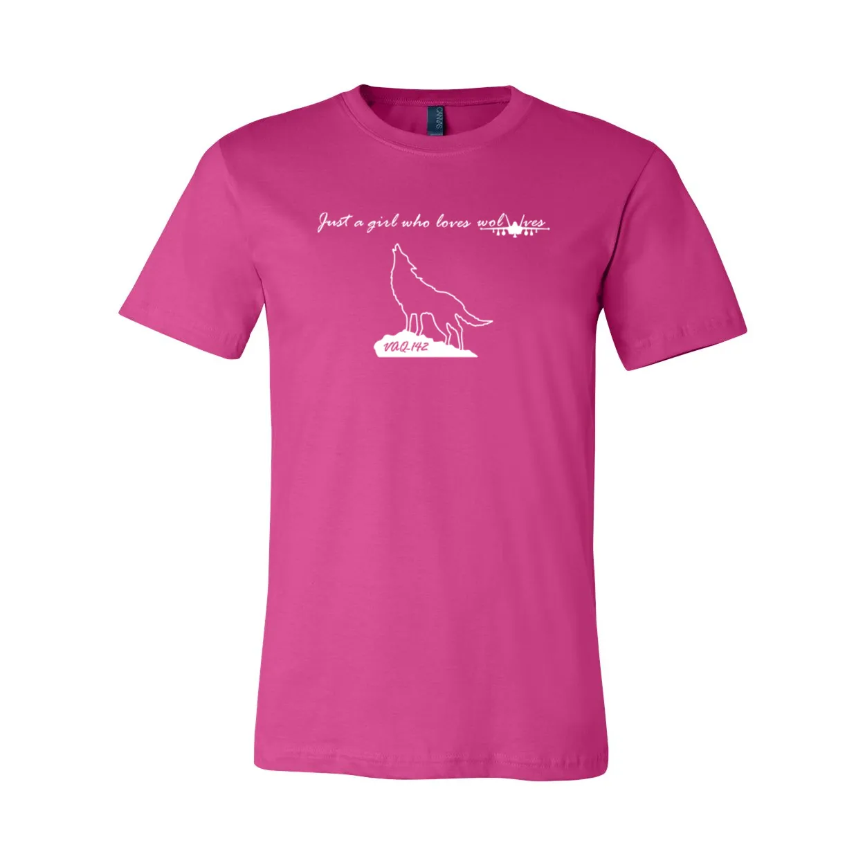 VAQ-142 Unisex 'Just a girl who loves wolves'