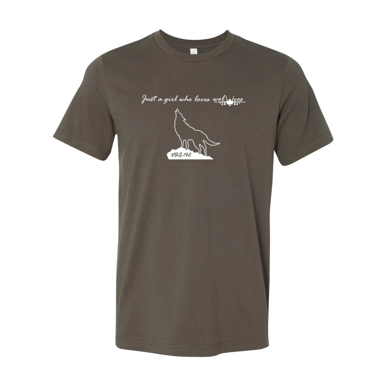 VAQ-142 Unisex 'Just a girl who loves wolves'