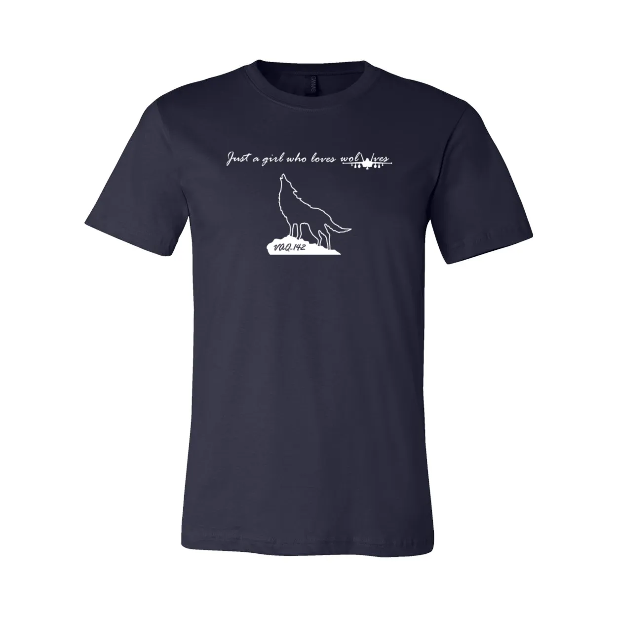 VAQ-142 Unisex 'Just a girl who loves wolves'