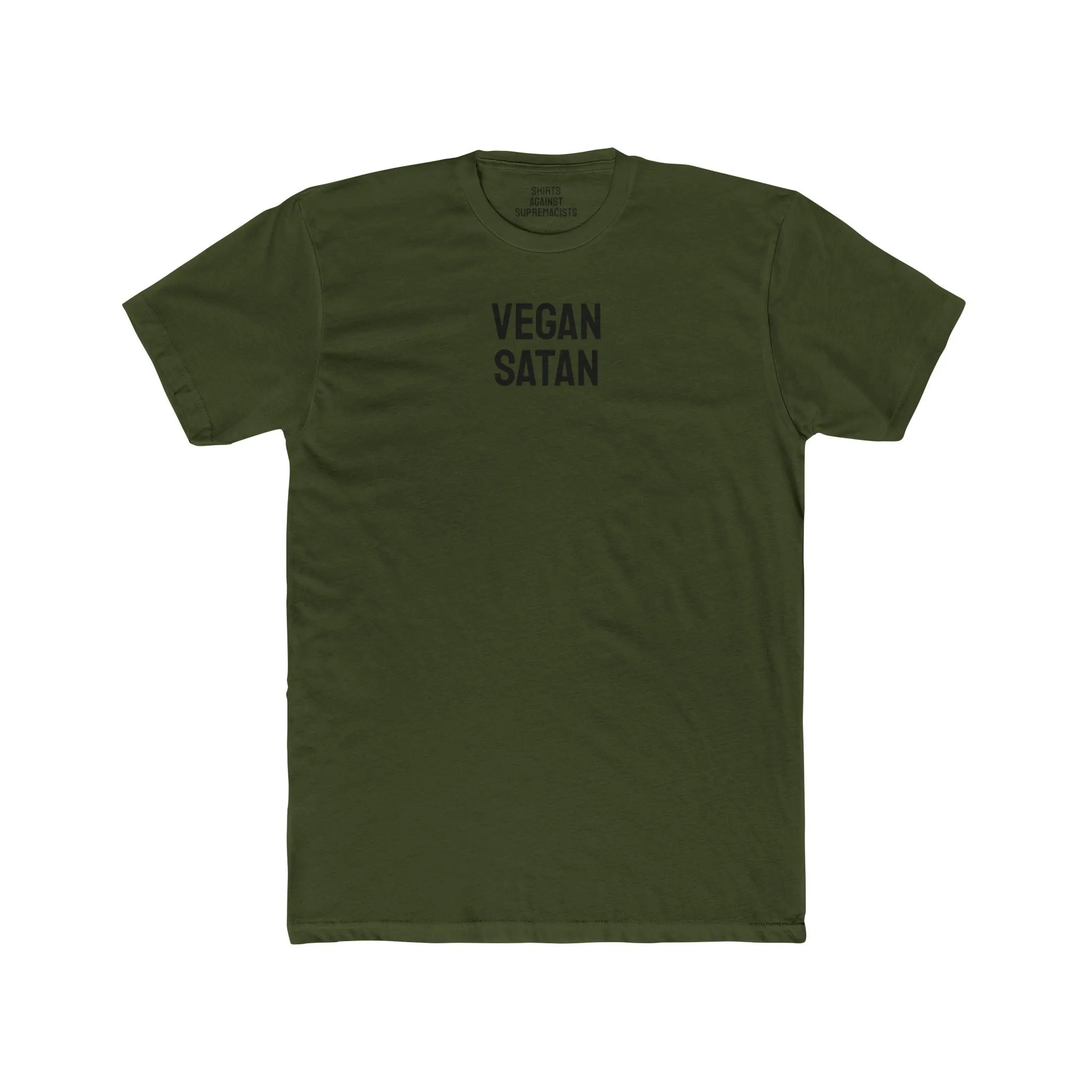 Vegan Satan - Unisex Cotton Crew Tee