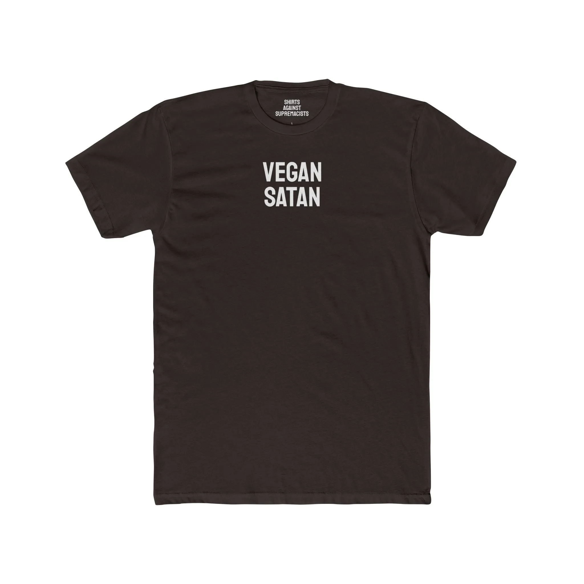 Vegan Satan - Unisex Cotton Crew Tee