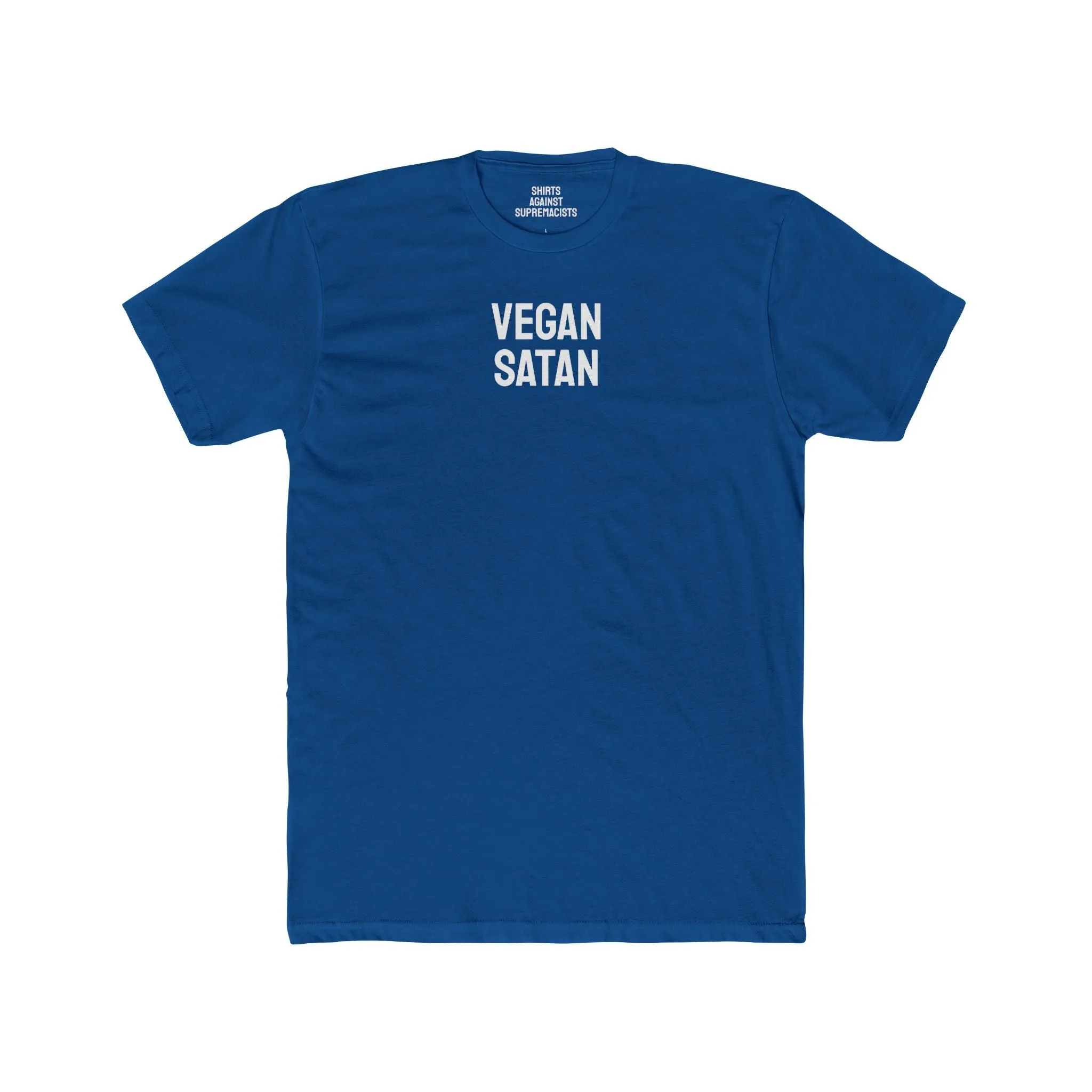 Vegan Satan - Unisex Cotton Crew Tee
