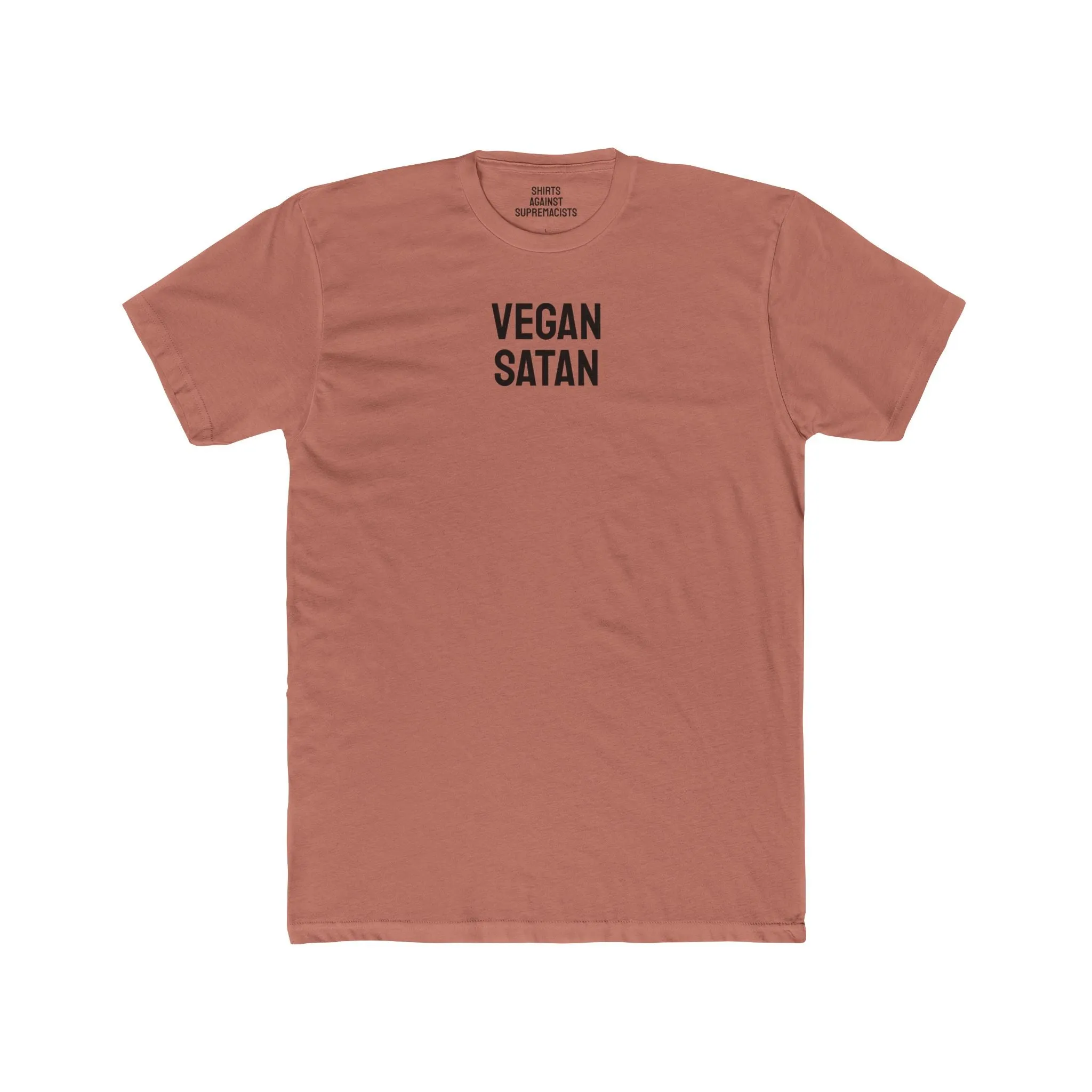 Vegan Satan - Unisex Cotton Crew Tee