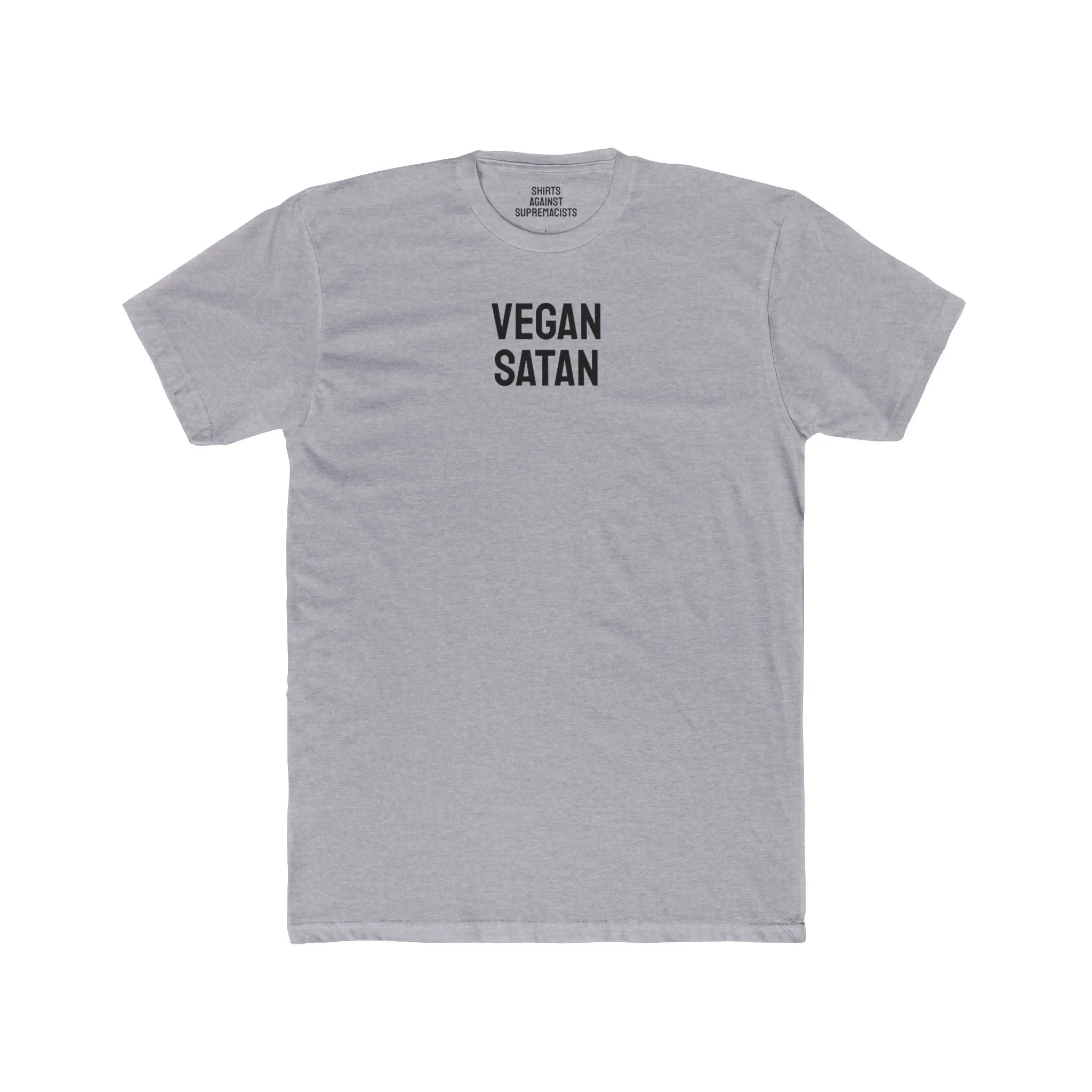Vegan Satan - Unisex Cotton Crew Tee