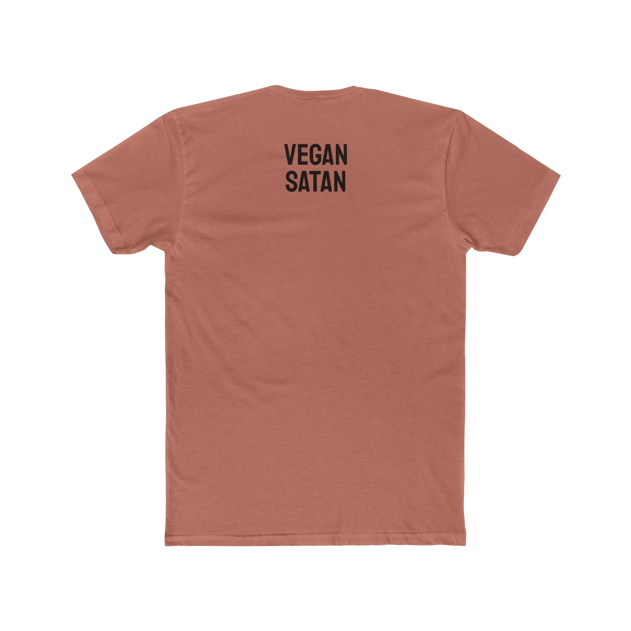 Vegan Satan - Unisex Cotton Crew Tee