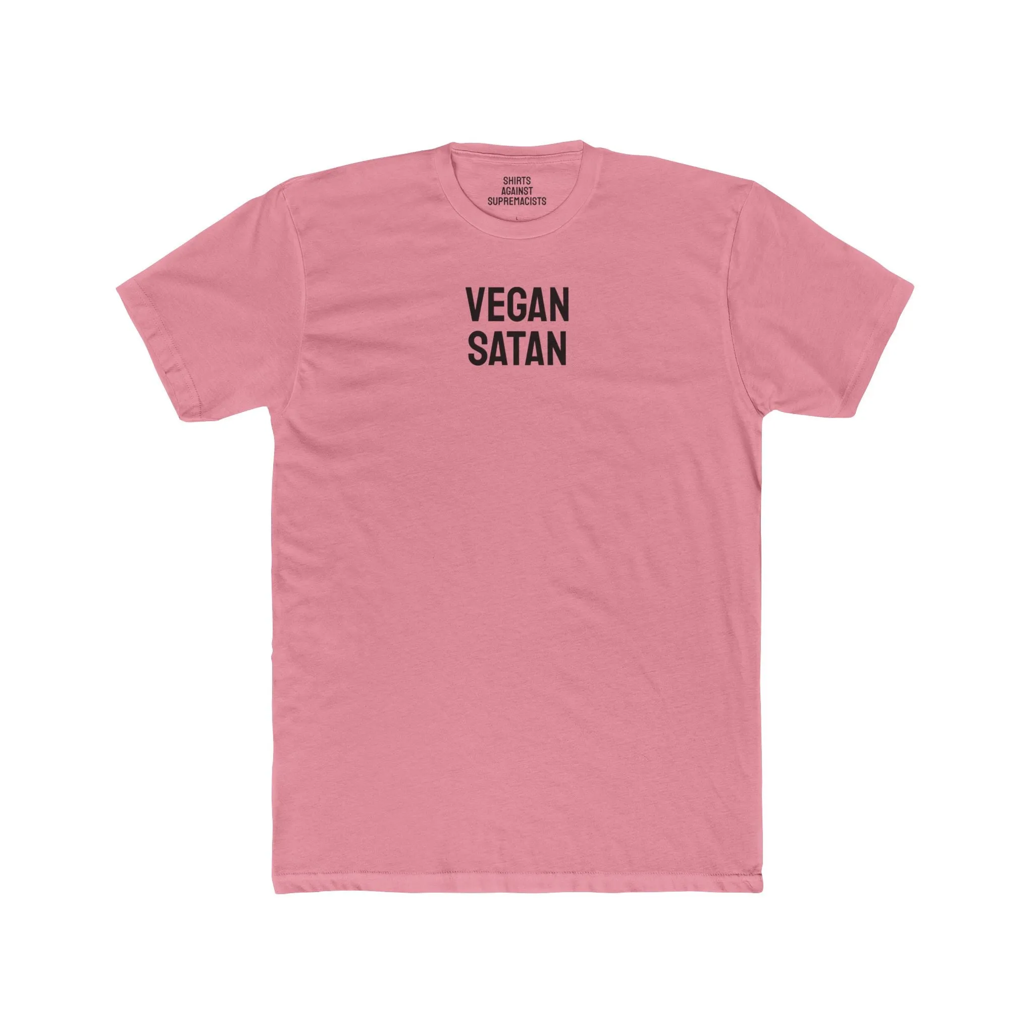 Vegan Satan - Unisex Cotton Crew Tee