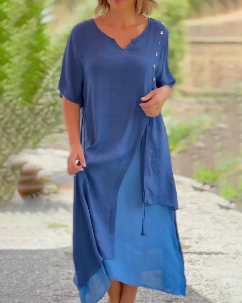 Velissa™ - Dress with Short Sleeves