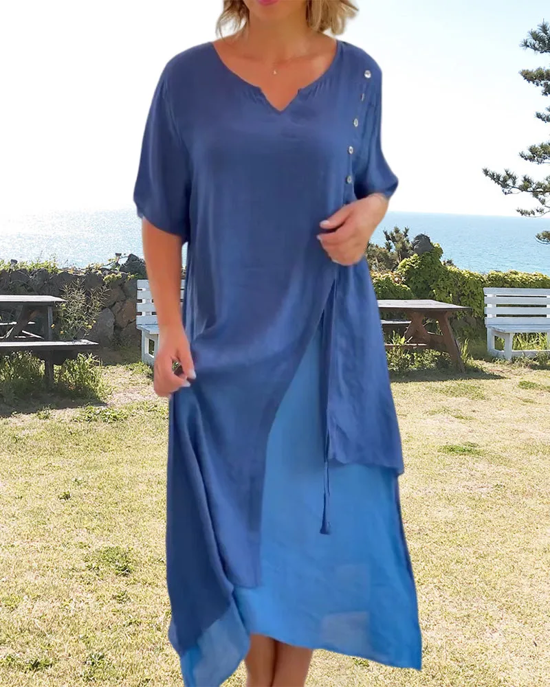 Velissa™ - Dress with Short Sleeves