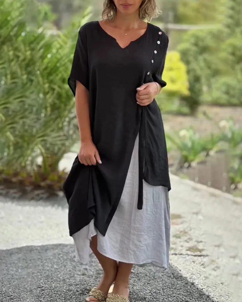 Velissa™ - Dress with Short Sleeves