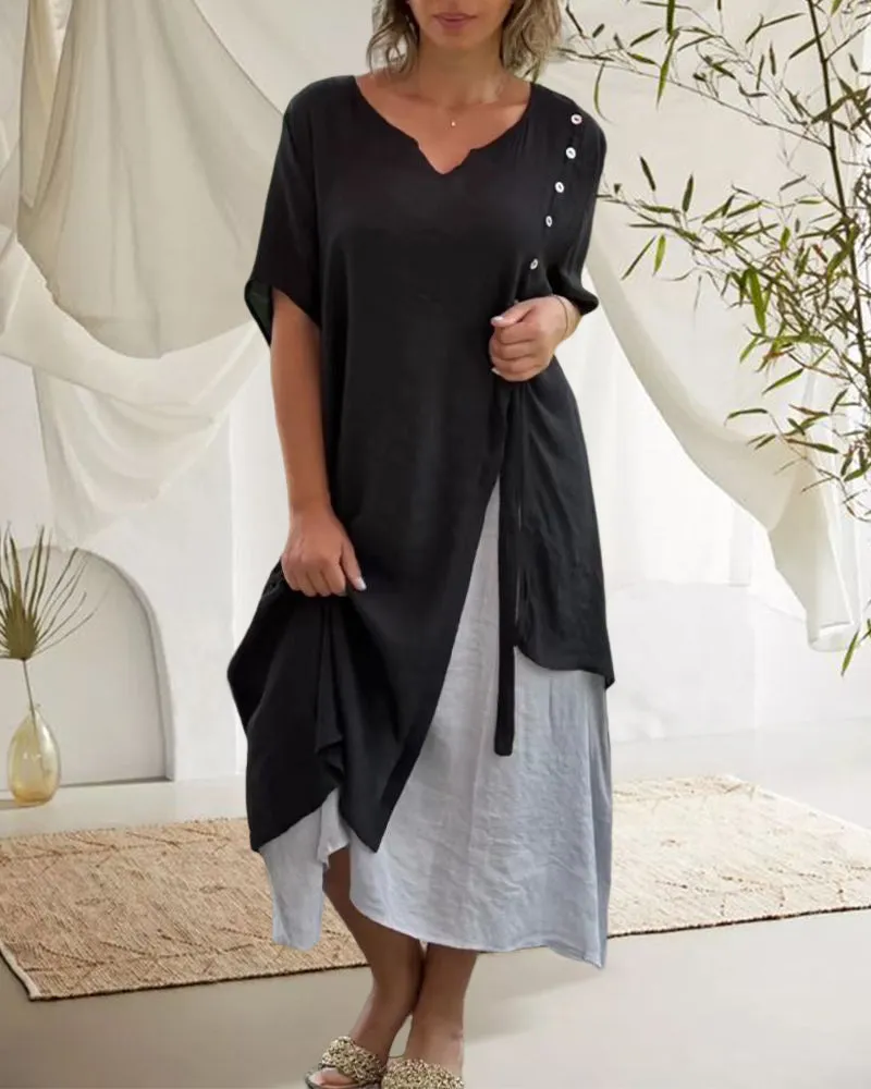 Velissa™ - Dress with Short Sleeves