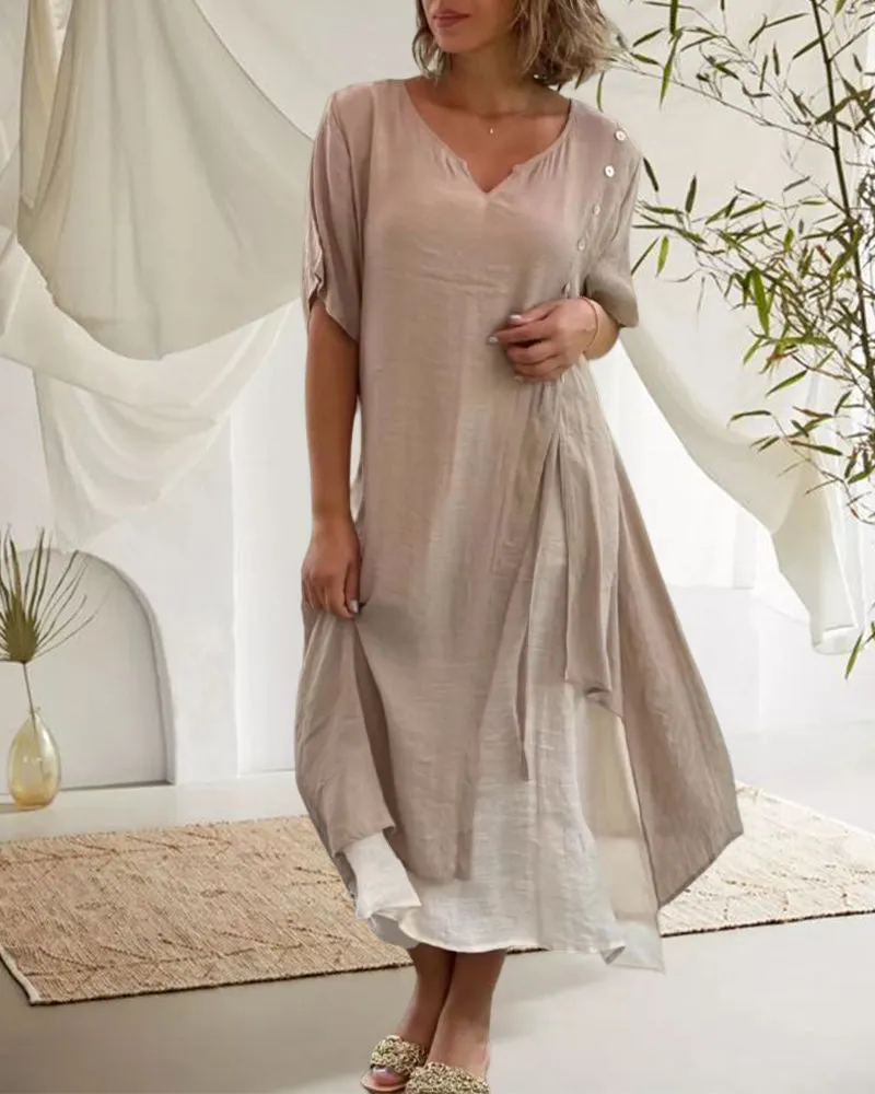 Velissa™ - Dress with Short Sleeves