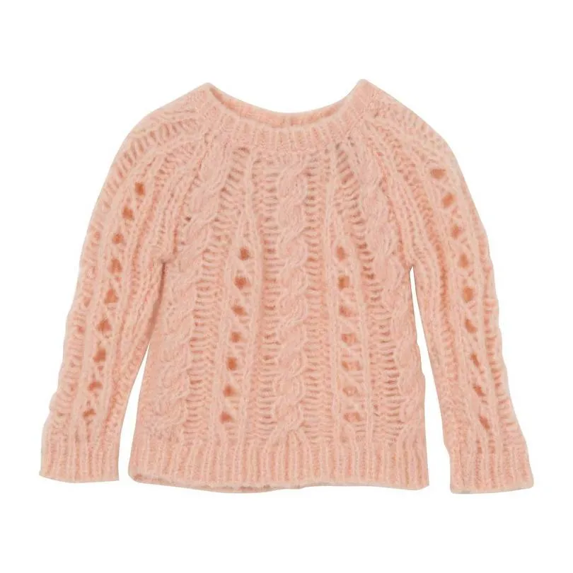 VELVETEEN -  Pixie Jumper, Pastel Pink