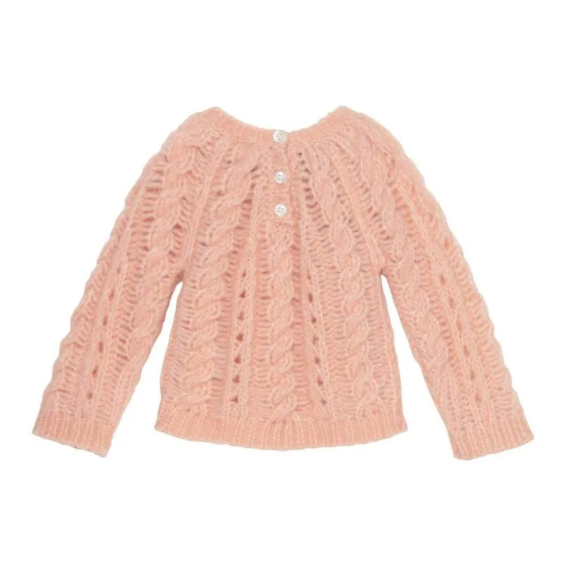 VELVETEEN -  Pixie Jumper, Pastel Pink